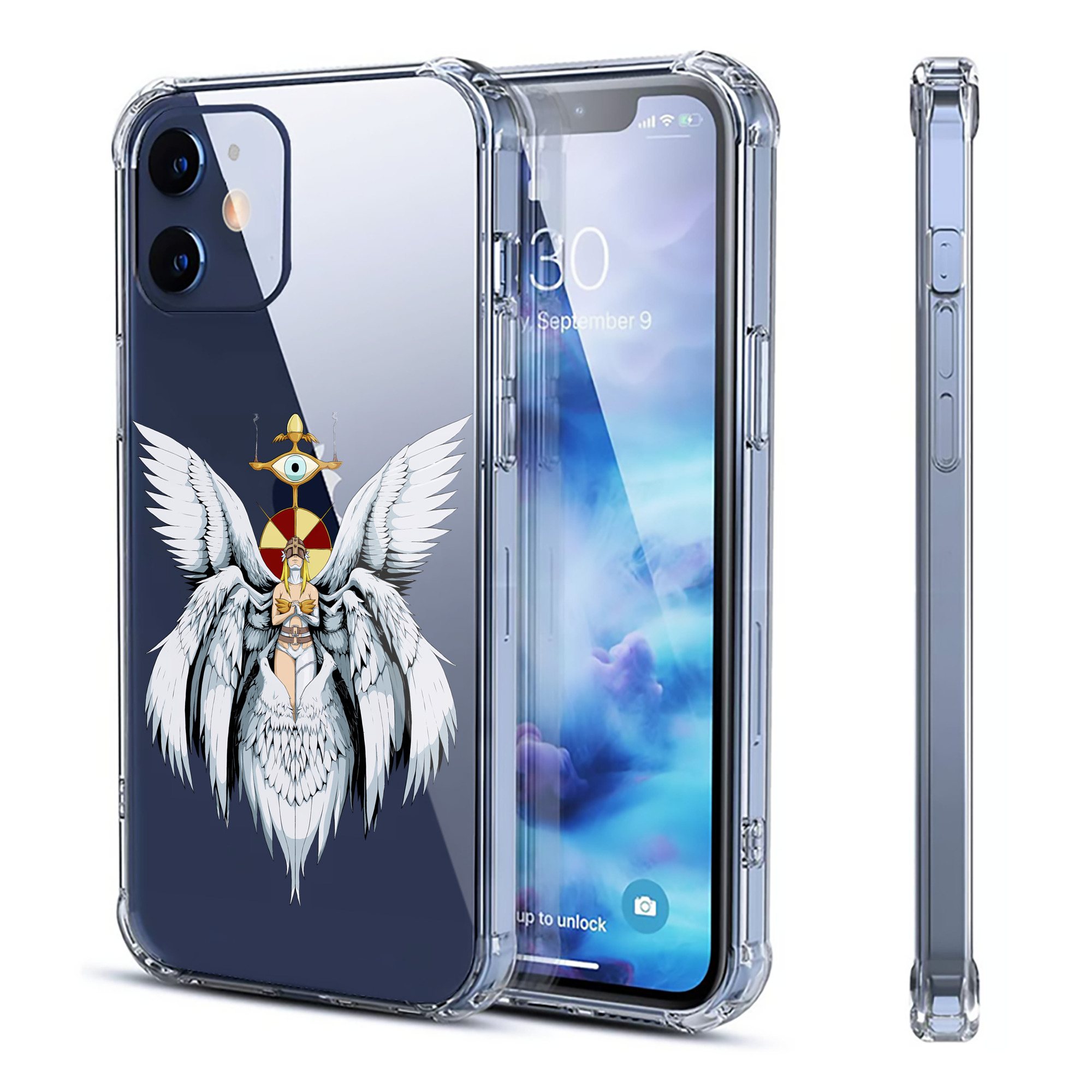 （画像用） Digimon デジタルモンスター/デジモン 【iPhone 12シリーズ対応】透明スマホケース（クリアソフトケース）